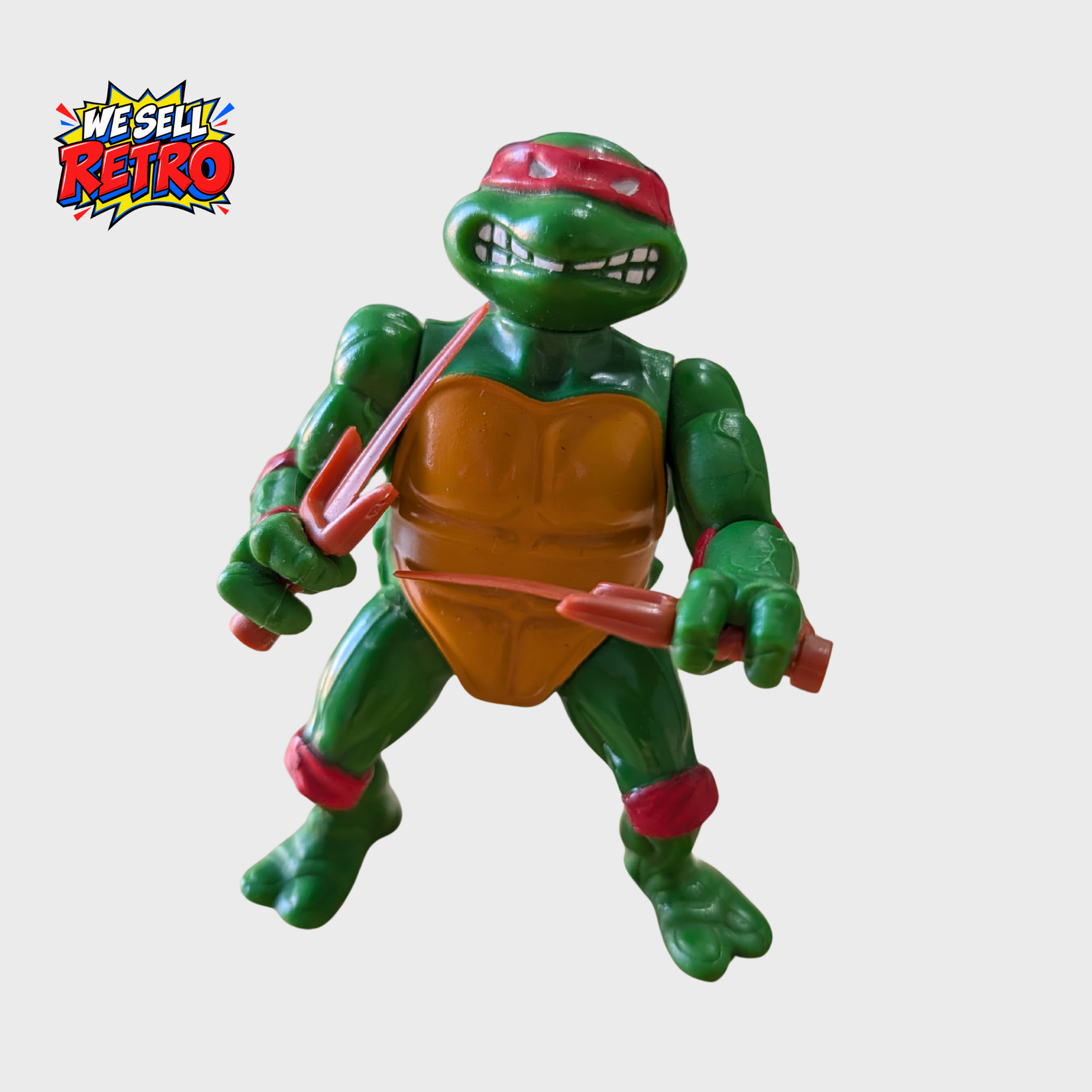 Raphael Vintage TMNT Action Figure – Teenage Mutant Ninja Turtles Vintage Raphael TMNT action figure by Playmates Toys