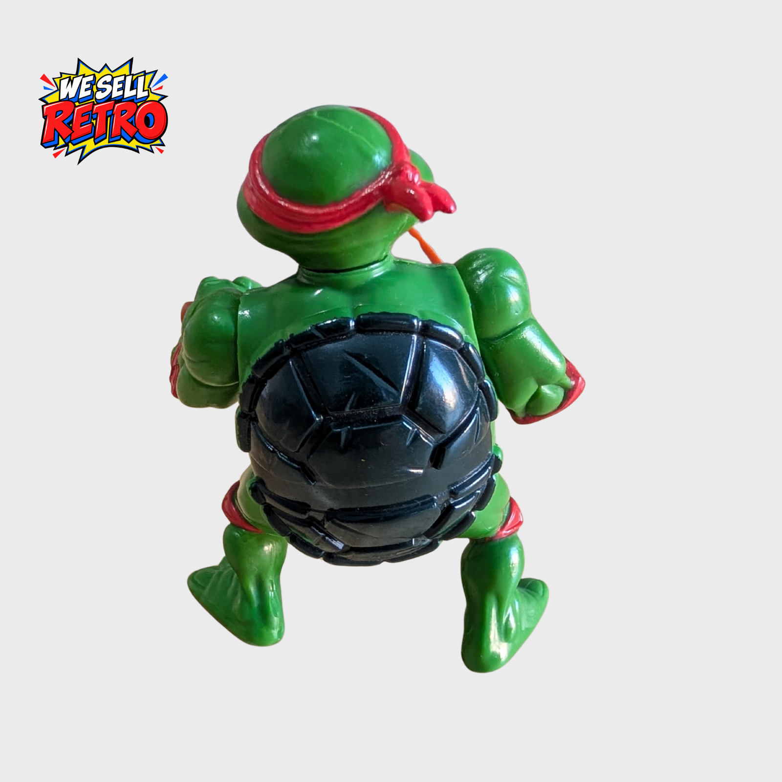 Raphael Vintage TMNT Action Figure – Teenage Mutant Ninja Turtles Vintage Raphael TMNT action figure rear view