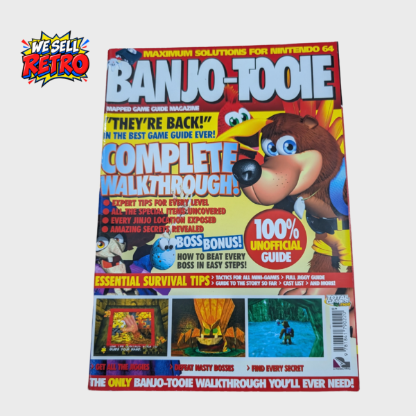 Banjo-Tooie Mapped – Nintendo 64 Game Guide Magazine – actual front cover