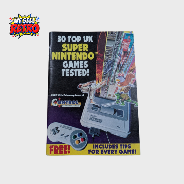 Control – 30 Top UK Super Nintendo Games Tested! – SNES Review Booklet – actual front cover