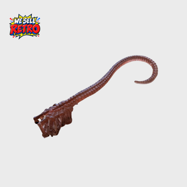 Kenner Aliens Facehugger Accessory – Brown upper view showing brown body, legs and curved tail