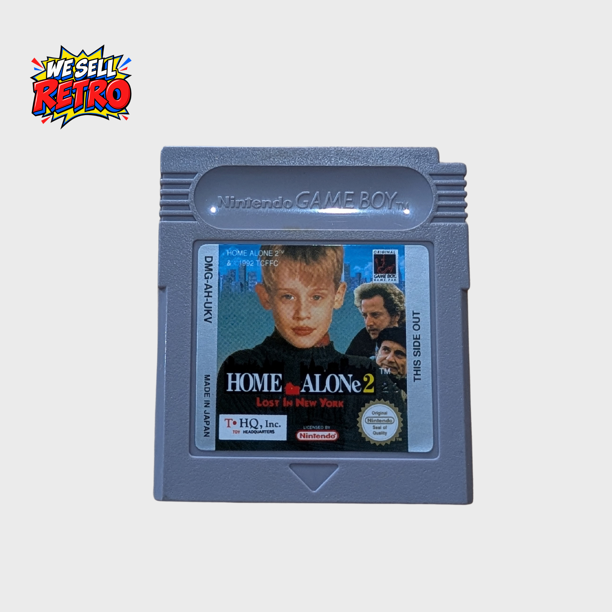Home Alone 2: Lost in New York – Nintendo Game Boy – Cartridge Only – UKV Home Alone 2 Lost in New York THQ UKV Game Boy cartridge front