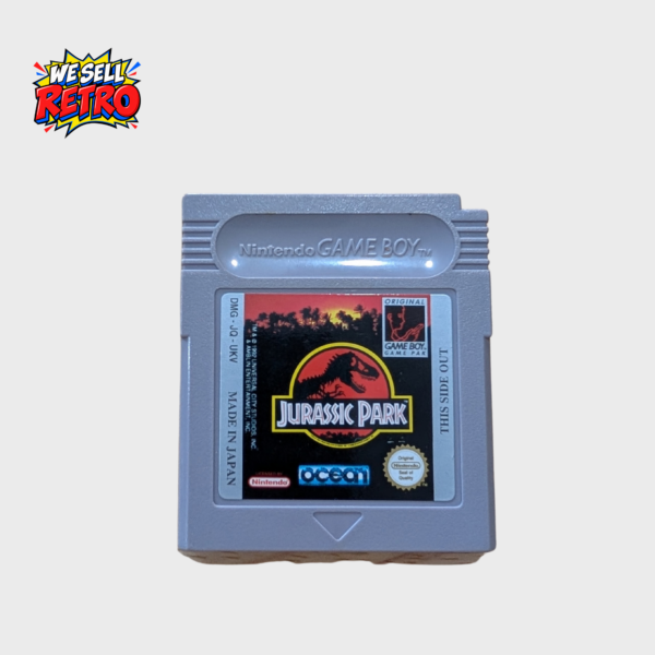 Jurassic Park Ocean UKV Game Boy cartridge front label
