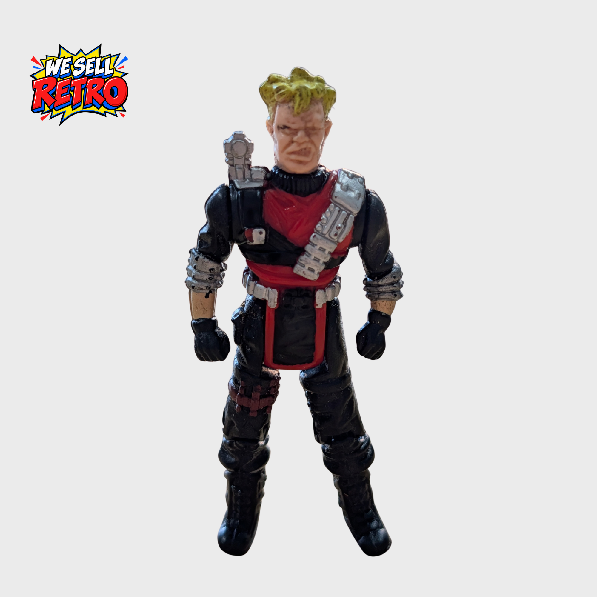 Kenner M.A.S.K. Floyd Malloy Vampire Action Figure – Figure Only Front of Kenner M.A.S.K. Floyd Malloy Vampire figure without mask
