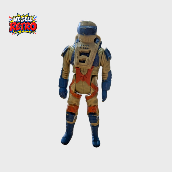 Kenner M.A.S.K. Julio Lopez Firefly figure front wearing Streamer mask