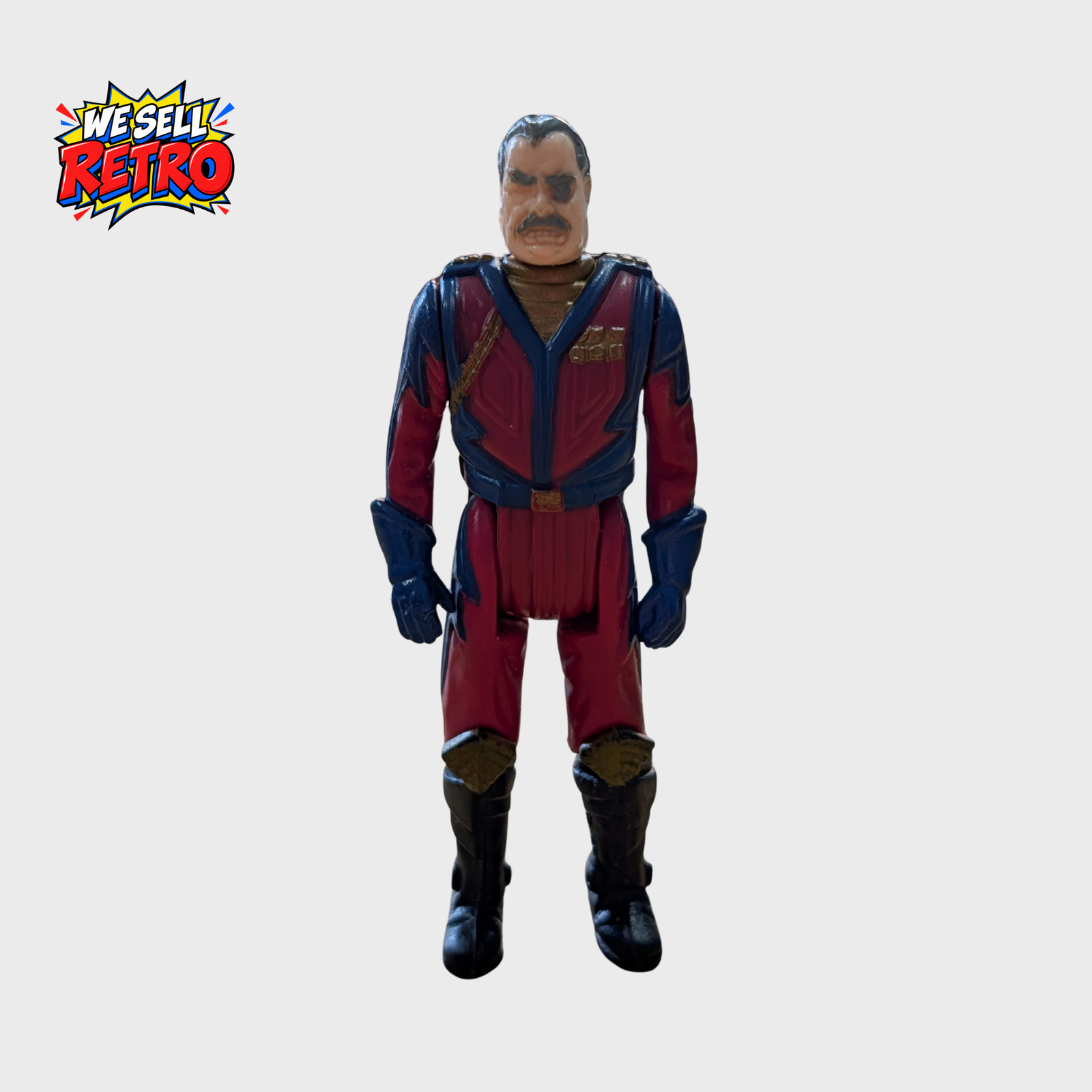Kenner M.A.S.K. Maximus Mayhem Buzzard Action Figure – Figure Only Front of Kenner M.A.S.K. Maximus Mayhem Buzzard figure without mask
