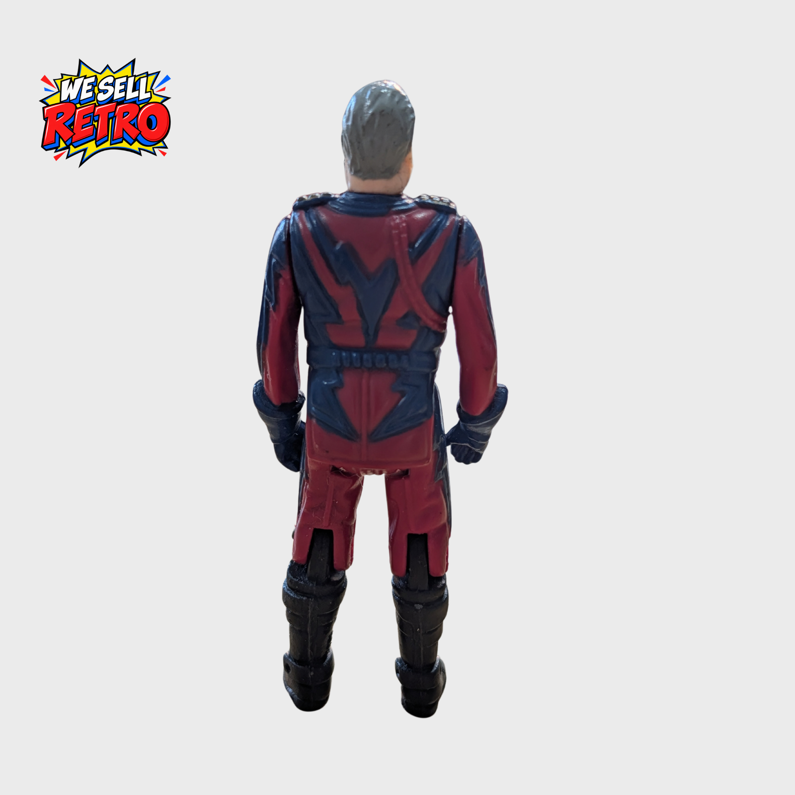 Kenner M.A.S.K. Maximus Mayhem Buzzard Action Figure – Figure Only Rear of Kenner M.A.S.K. Maximus Mayhem Buzzard figure without mask
