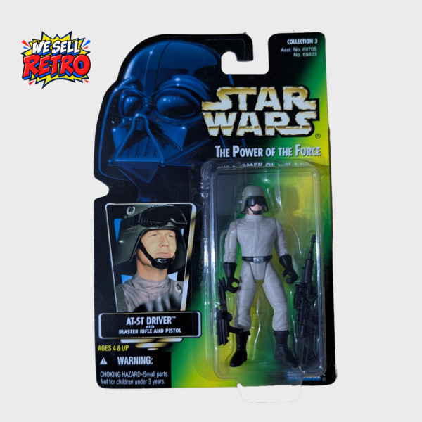 Home Kenner Star Wars AT-ST Driver carded figure – front of actual item