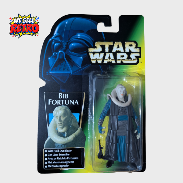 Home Kenner Star Wars Bib Fortuna carded figure – front of actual item
