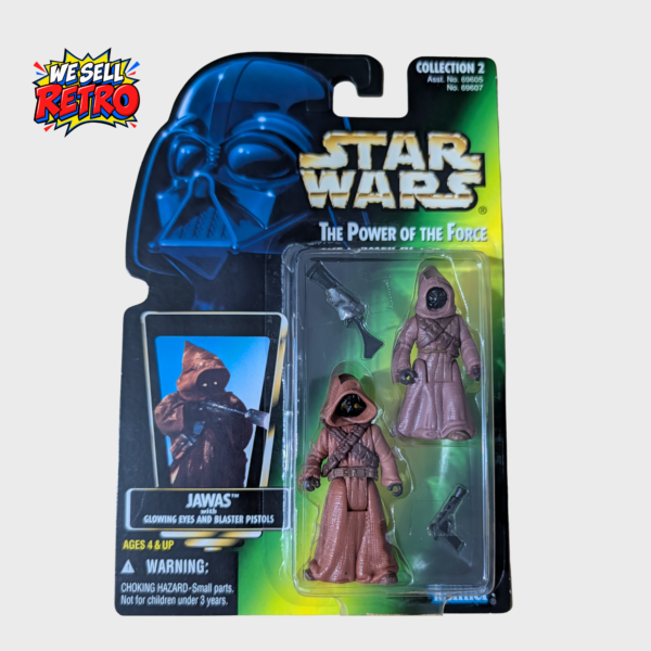 Home Kenner Star Wars Jawas Two-Pack carded figure – front of actual item