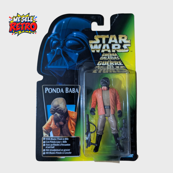 Home Kenner Star Wars Ponda Baba carded figure – front of actual item