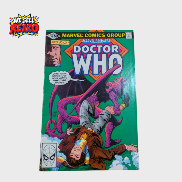 Marvel Premiere Featuring Doctor Who #58 – February 1981 – front cover of actual item