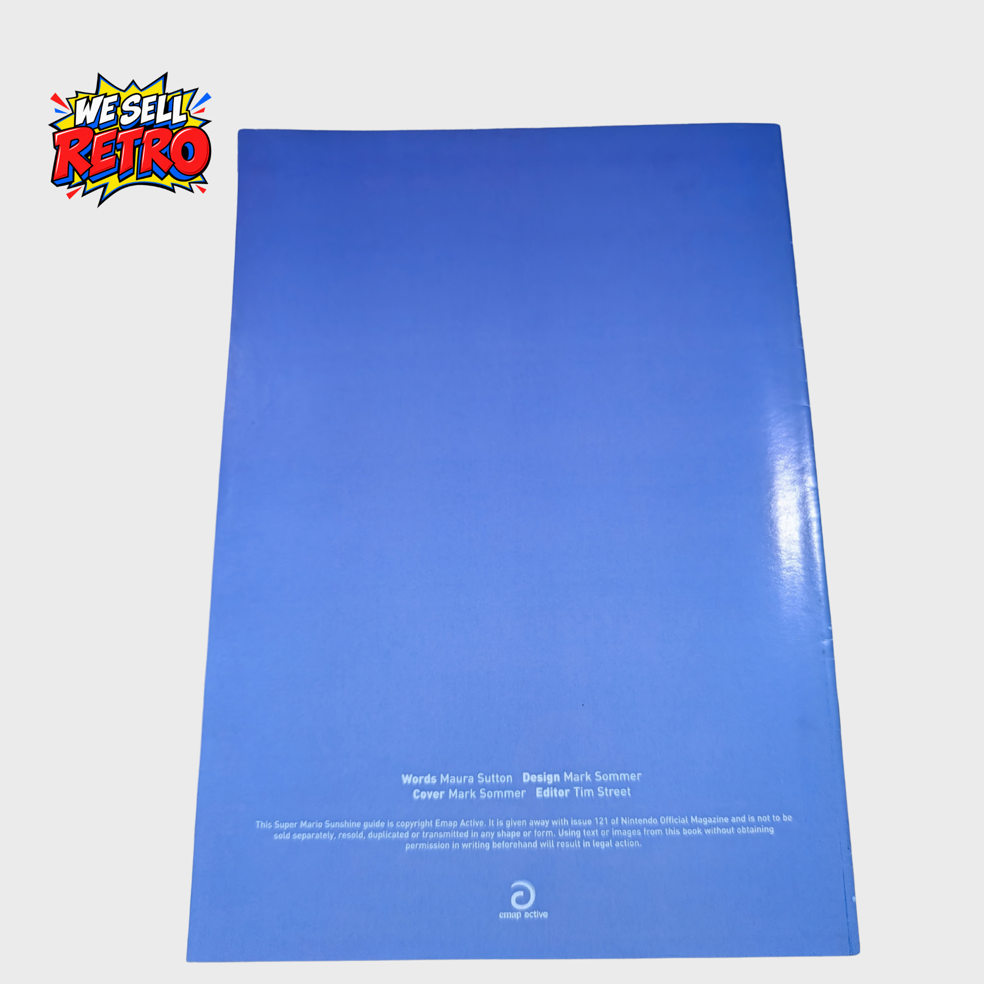 Nintendo Official Magazine Super Mario Sunshine Guide – GameCube Nintendo Official Magazine Super Mario Sunshine Guide – GameCube – actual back cover
