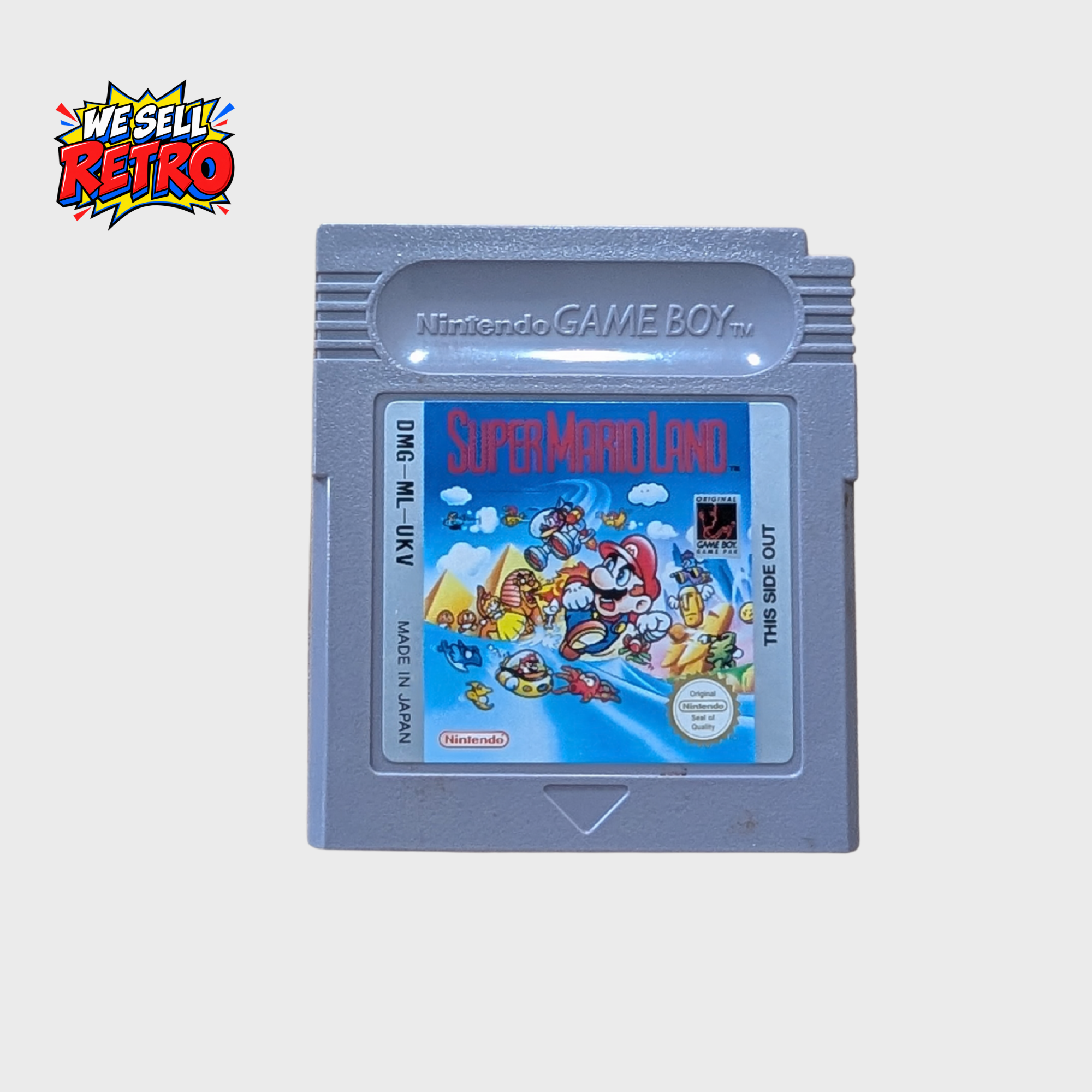 Super Mario Land – Nintendo Game Boy – Cartridge Only – UKV Super Mario Land UKV Game Boy cartridge front label