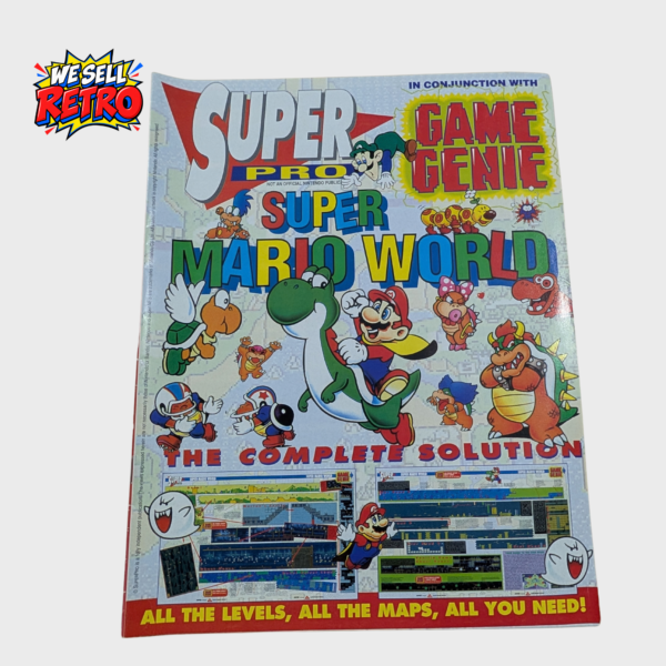SuperPro Super Mario World – The Complete Solution – SNES Game Guide – actual front cover