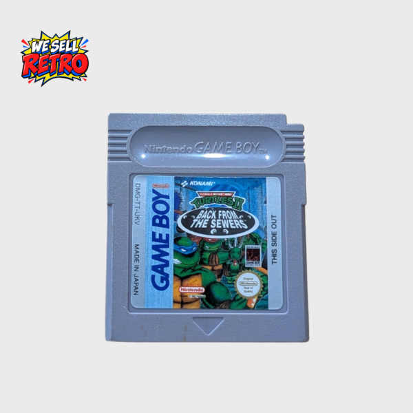 Home Teenage Mutant Hero Turtles II Back from the Sewers UKV Game Boy cartridge front