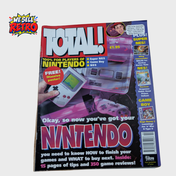 Total! Nintendo magazine issue 14, February 1993, Nintendo Console Special front cover of the actual copy for sale