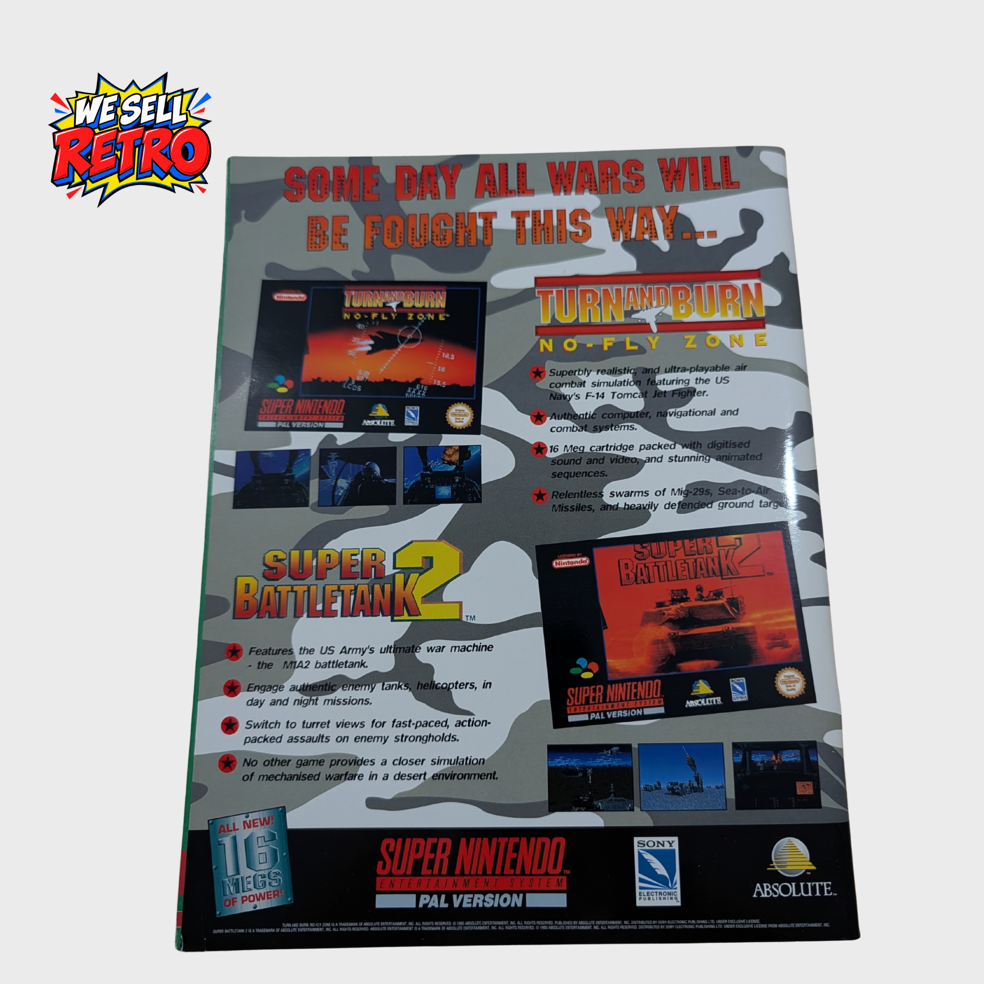 Total! Nintendo Magazine Issue 34 – October 1994 – The Adventures of Batman & Robin Total! Nintendo magazine issue 34, October 1994, back cover of the actual copy for sale