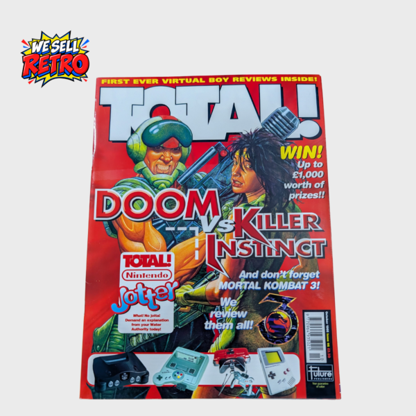 Total! magazine issue 46, October 1995, Doom vs Killer Instinct front cover of the actual copy for sale