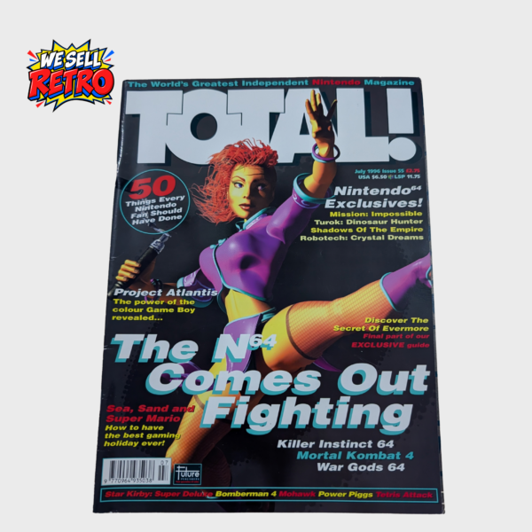 Total! magazine issue 55, July 1996, Killer Instinct 64 front cover of the actual copy for sale