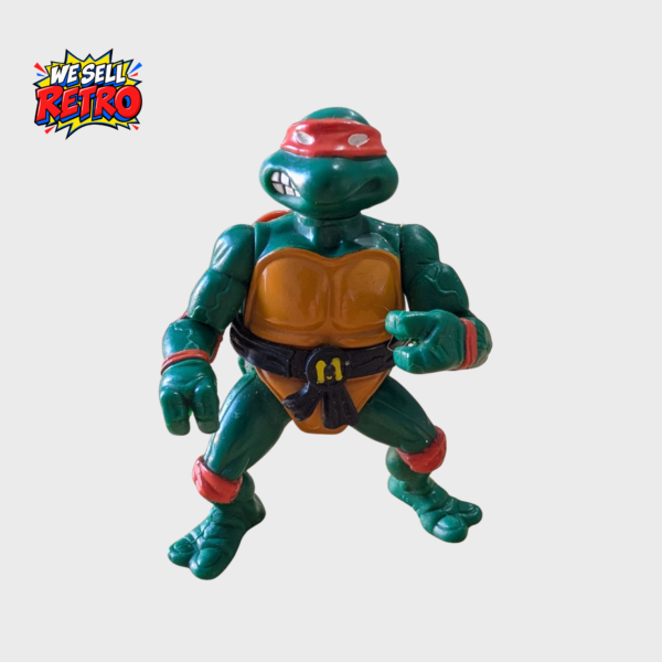 Vintage Playmates TMNT Michelangelo action figure front view